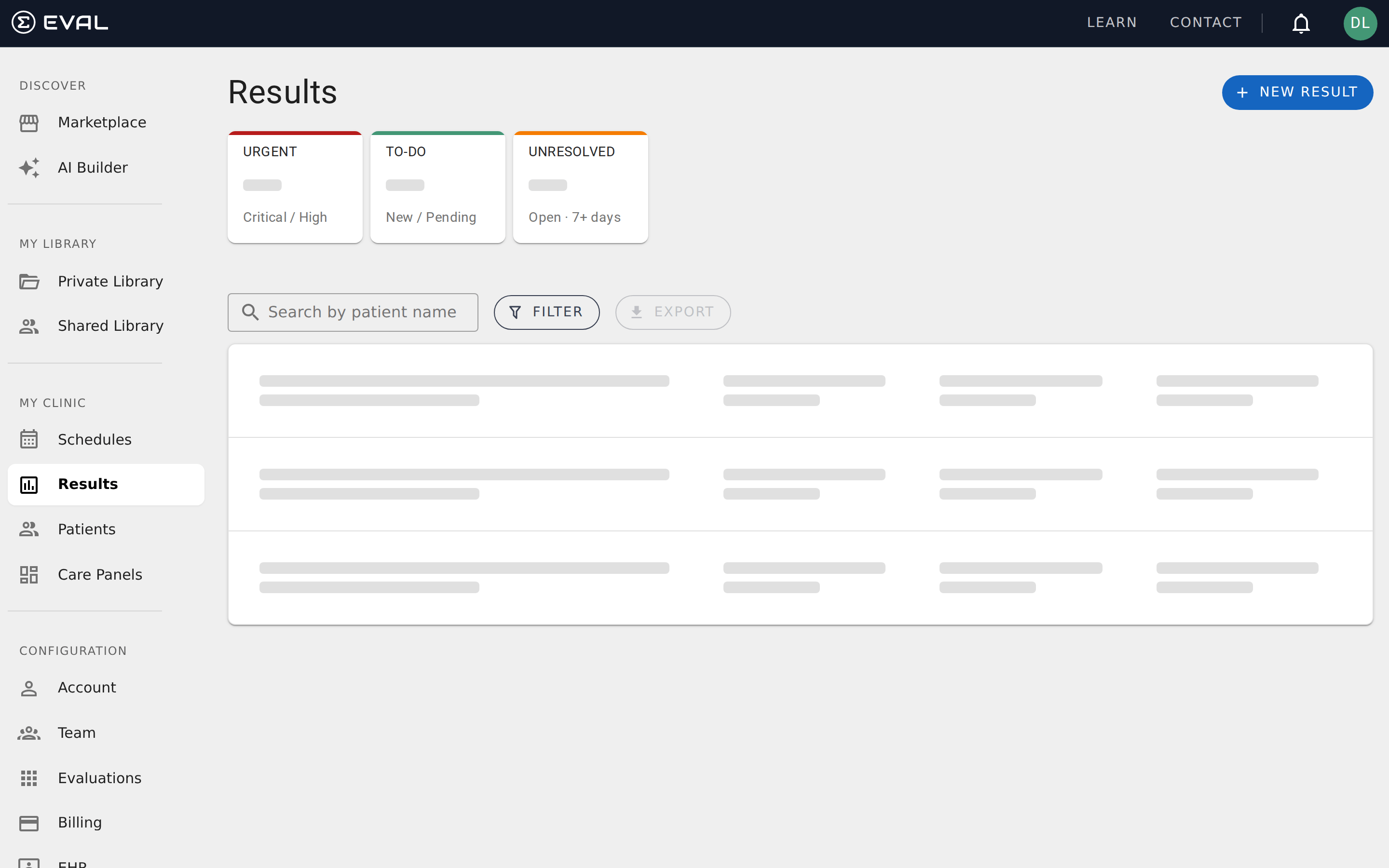 Results — Results Page Overview